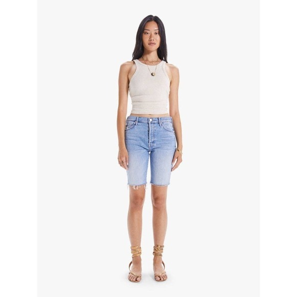 Mother The Trickster Short Fray in Slay It With Flowers Shorts Size 27 NWT